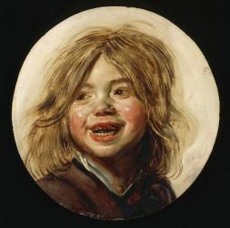 Laughing Child, c.1620-5 (oil on wood) | Obraz na stenu