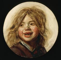 Laughing Child, c.1620-5 (oil on wood) | Obraz na stenu