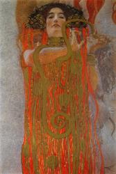 Hygieia, 1900-7 (detail from Medicine) | Obraz na stenu