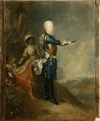 Frederick II as Crown Prince, c.1735 (oil on canvas) | Obraz na stenu