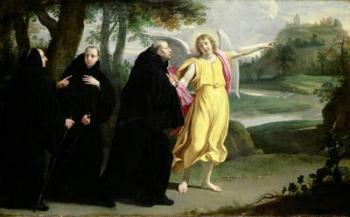 Scene from the Life of St. Benedict (oil on canvas) | Obraz na stenu