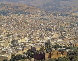 Aerial view of the city (photo) | Obraz na stenu