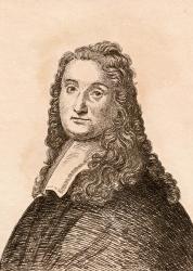 Ludolf Backhuysen I, illustration from '75 Portraits Of Celebrated Painters From Authentic Originals', published in London, 1817 (engraving) | Obraz na stenu