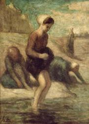 At the Water's Edge, c.1849-53 (oil on panel) | Obraz na stenu