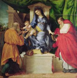 The Madonna of the Roses, 1526 (oil on panel) | Obraz na stenu