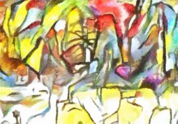 Forest,2016,(mixed media) | Obraz na stenu