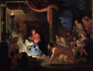 Adoration of the Shepherds, 1689 (oil on canvas) | Obraz na stenu