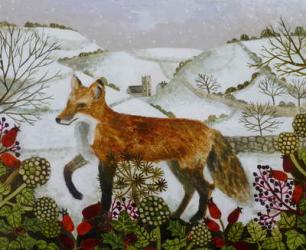 Fox in the Snow | Obraz na stenu