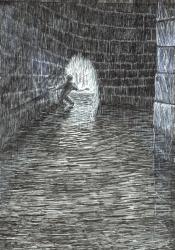 page47, The Castle in the Forest of Findhorn, 2006, (ink on paper) | Obraz na stenu