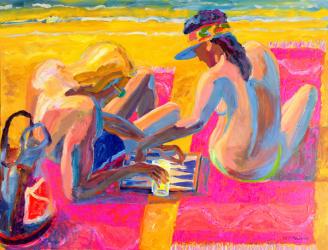 Backgammon II, 2005 (oil on board) | Obraz na stenu