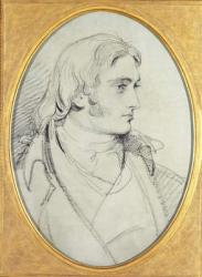 Portrait of William Lock II (1767-1847) of Norbury Park, Surrey, c.1800 (oiled charcoal on canvas) | Obraz na stenu