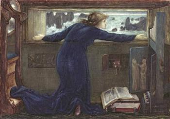 Dorigen of Bretaigne longing for the Safe Return of her Husband, 1871 (w/c) | Obraz na stenu