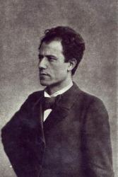 Portrait of Gustav Mahler, 1897 (b/w photo) | Obraz na stenu