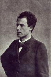 Portrait of Gustav Mahler, 1897 (b/w photo) | Obraz na stenu