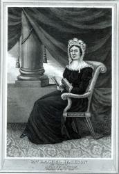 Mrs Rachel Jackson, pub. by Joseph How, c.1850-1900 (engraving) (b/w photo) | Obraz na stenu