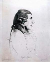 Franz Joseph Haydn, 1809 (etching) | Obraz na stenu