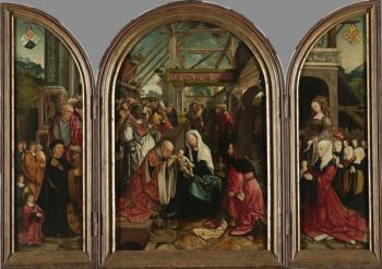 The Adoration of the Magi, 1517 (oil on panel) | Obraz na stenu