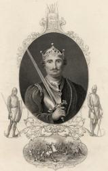 Portrait of William the Conqueror (1028-87) (engraving) | Obraz na stenu