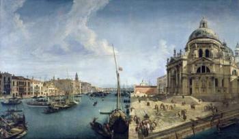 Entrance to the Grand Canal and Santa Maria della Salute, Venice (oil on canvas) | Obraz na stenu