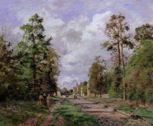 The road to Louveciennes at the edge of the wood, 1871 | Obraz na stenu
