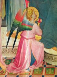 The Virgin Enthroned Among Saints (detail of an angel), c.1424-5 (tempera on panel) | Obraz na stenu
