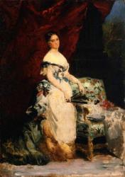 Portrait of Princess Brancaccio-Massimo, 1860-70 (oil on canvas) | Obraz na stenu