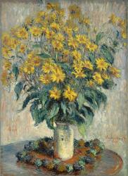 Jerusalem Artichoke Flowers, 1880 (oil on canvas) | Obraz na stenu