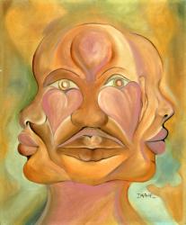Faces of Copulation (oil on canvas) | Obraz na stenu