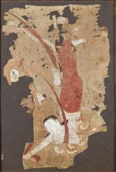 Flying genie or, Apsaras, from Dunhuang, Gansu Province, 9th-10th century (painting on silk) | Obraz na stenu