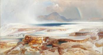 Hot Springs of the Yellowstone, 1872 (oil on canvas) | Obraz na stenu