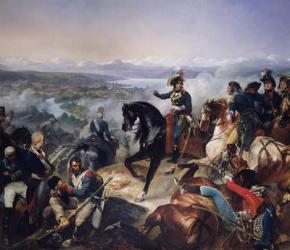 The Battle of Zurich, 25th September 1799, 1837 (oil on canvas) | Obraz na stenu