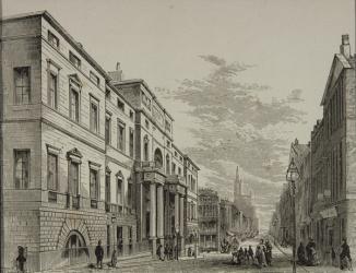 Edinburgh University in c.1880, from 'Scottish Pictures' published by the Religious Tract Society, 1886 (engraving) | Obraz na stenu