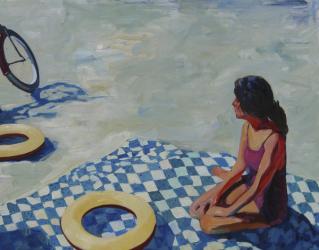 Beach Day, 2014, (oil on canvas) | Obraz na stenu