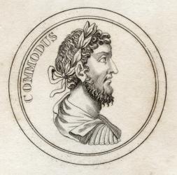 Emperor Commodus, from 'Crabb's Historical Dictionary', published 1825 (litho) | Obraz na stenu
