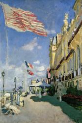 The Hotel des Roches Noires at Trouville, 1870 (oil on canvas) | Obraz na stenu