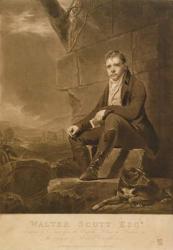 Sir Walter Scott, engraved by Charles Turner, 1810 (litho) | Obraz na stenu