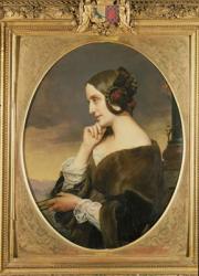 Portrait of the Countess Marie d'Agoult, 1843 (oil on canvas) | Obraz na stenu