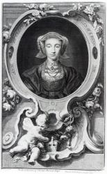 Anne of Cleves, engraved by Jacobus Houbraken, 1740 (engraving) | Obraz na stenu