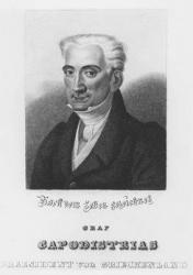 Ioannis Kapodistrias (engraving) | Obraz na stenu