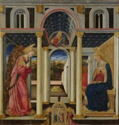 Annunciation, 1464 (tempera on panel) | Obraz na stenu