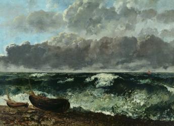 The Stormy Sea or, The Wave, 1870 (oil on canvas) | Obraz na stenu