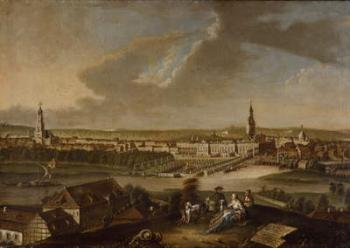 View over Potsdam from Brauhausberg, 1772 (oil on canvas) | Obraz na stenu