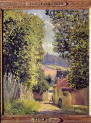 A Road in Louveciennes, 1883 (oil on canvas) | Obraz na stenu