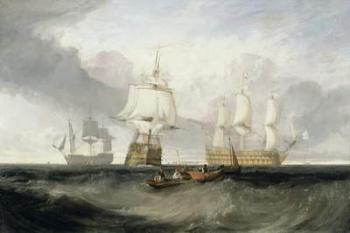 The 'Victory' Returning from Trafalgar, 1806 (oil on canvas) | Obraz na stenu
