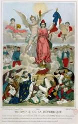 Triumph of the Republic, 1875 (colour litho) | Obraz na stenu
