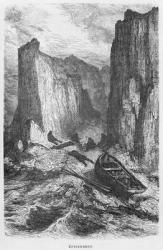 Exhaustion, illustration from 'Expedition du Tegetthoff' by Julius Prayer (1841-1915) (engraving) (b/w photo) | Obraz na stenu