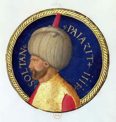 Sultan Bayezid I (1357-1403) (gouache on paper) | Obraz na stenu