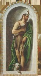 St. John the Baptist, 1560 (oil on panel) | Obraz na stenu