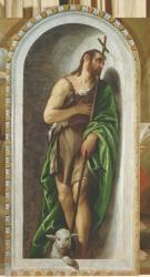 St. John the Baptist, 1560 (oil on panel) | Obraz na stenu