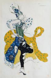 Sketch for the ballet 'La Peri', by Paul Dukas (1865-1935), 1911 (pencil and gouache on paper) | Obraz na stenu